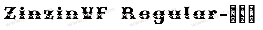 ZinzinVF Regular字体转换